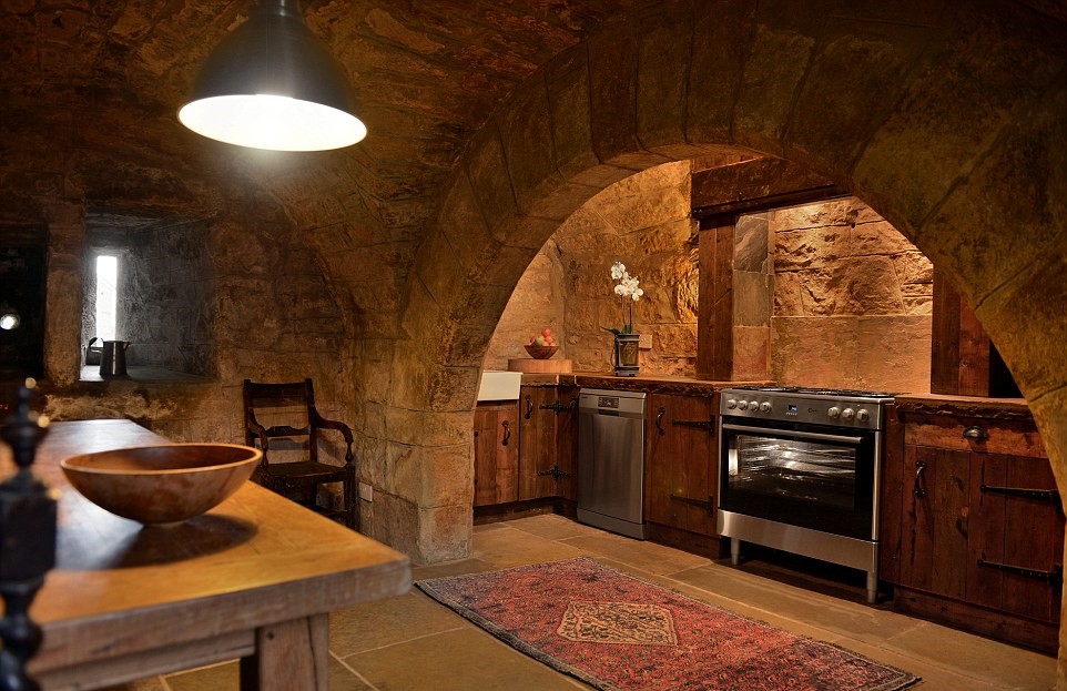 Kitchen inside Johnstone Castle