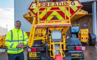 Renfrewshire Council worker and gritter driver Eric Phillips
