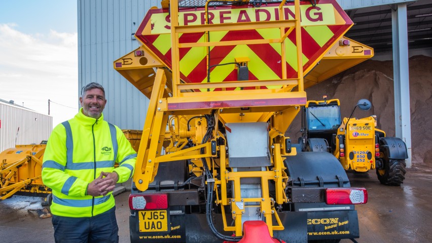 Renfrewshire Council worker and gritter driver Eric Phillips
