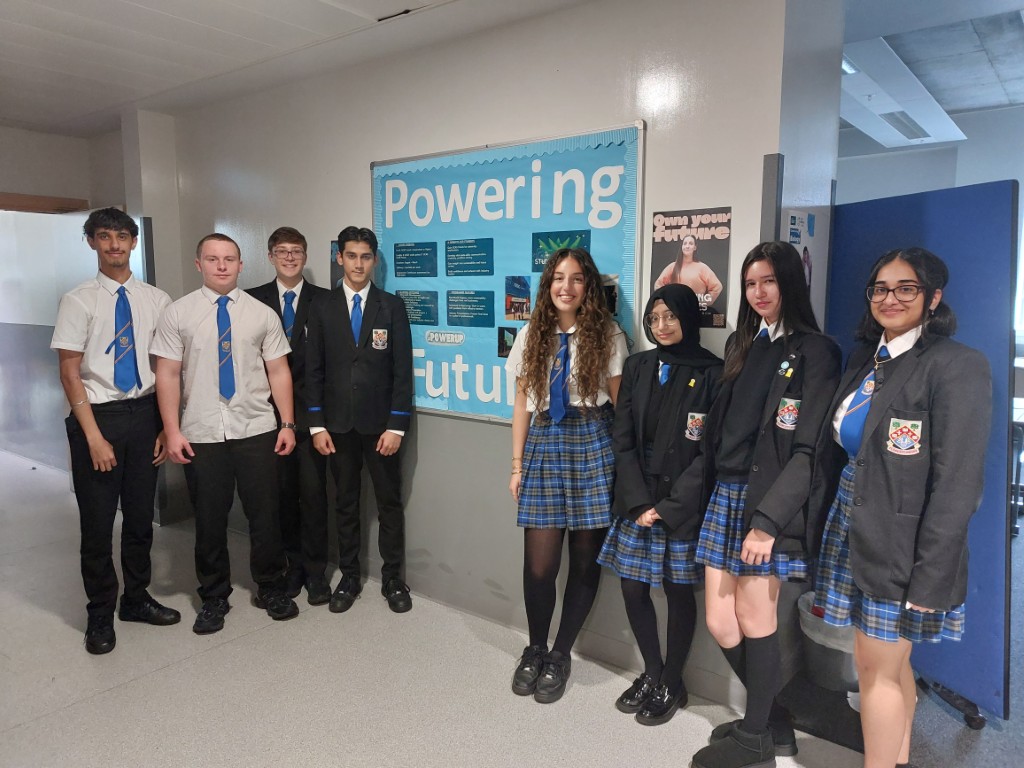 Pupils from Eastwood High School in Newton Mearns who are taking part in the Powering Futures Schools Challenge 2025-26