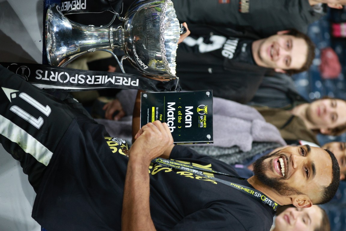 Jonah Ayunga two goal hero and man of the match.