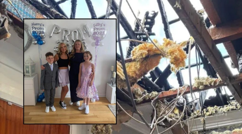 Paisley family left homeless after Easter morning house fire