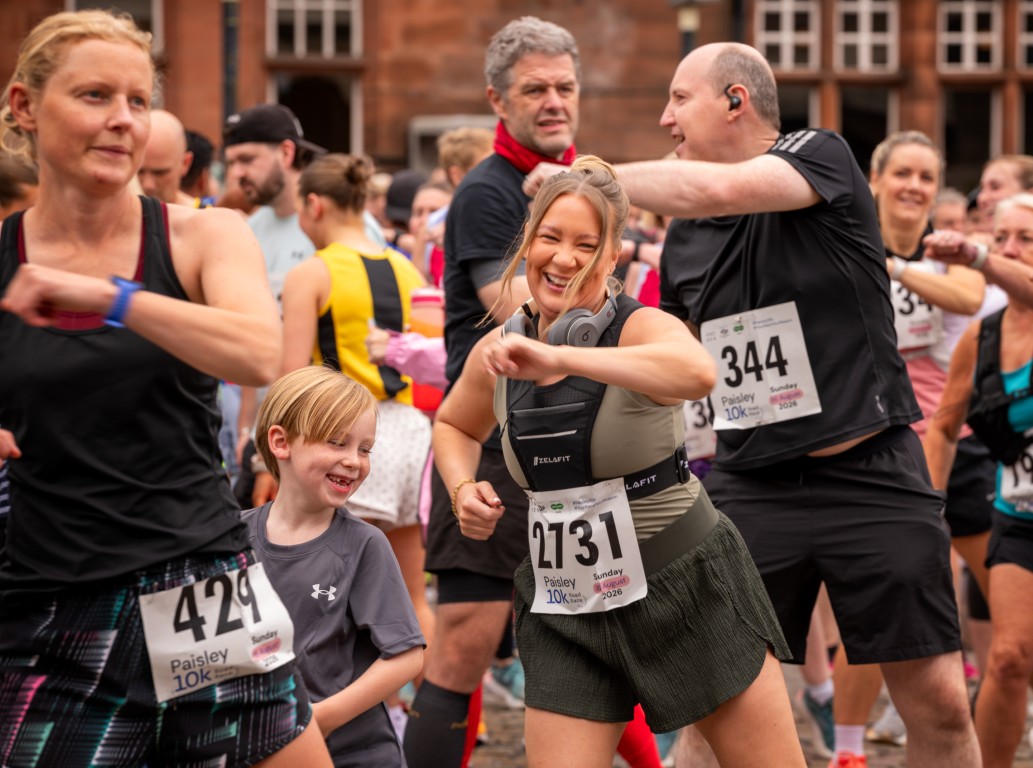 Paisley Fun Run participants 2026