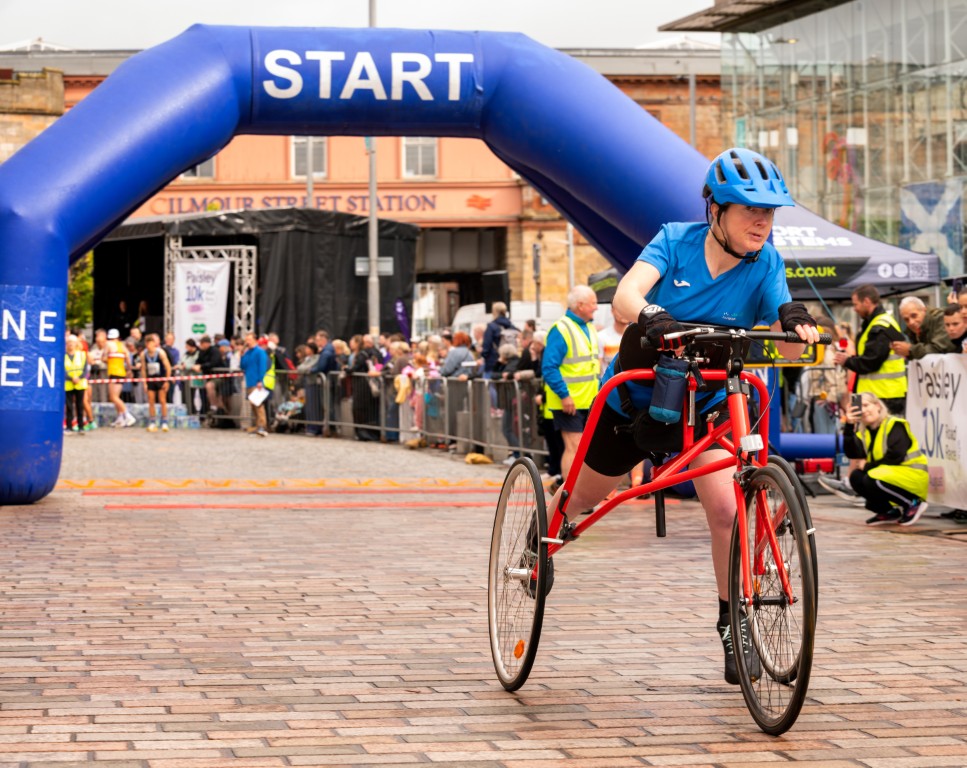 Wheelchair athlete Paisley 10k 2026