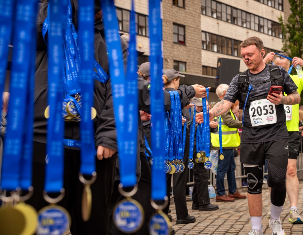 Paisley 10k medals 2026
