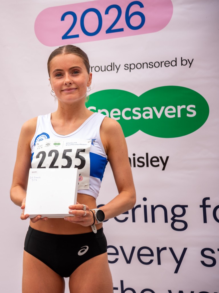 Paisley 10k prize winner 2026