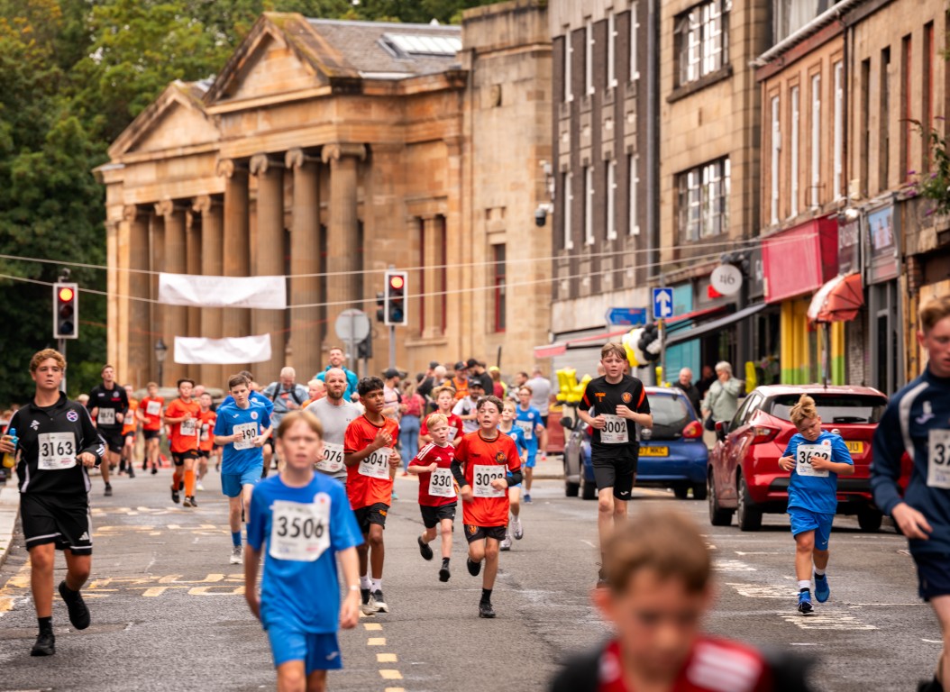 Young runners Paisley Fun Run 2026