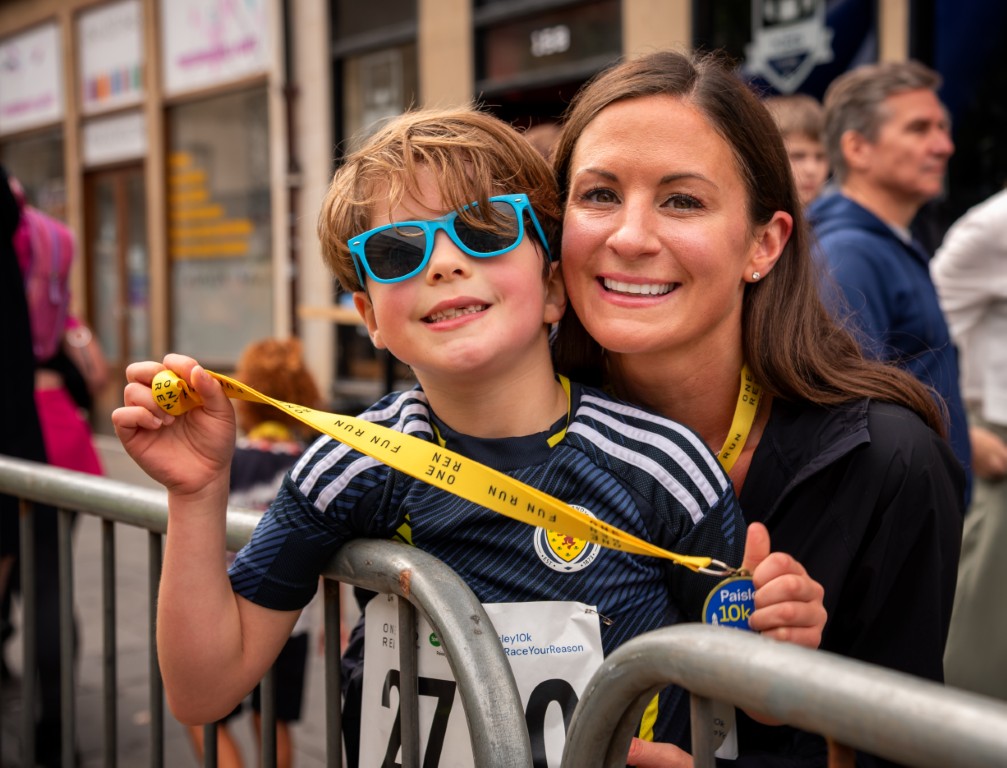 Paisley Fun Run medal 2026