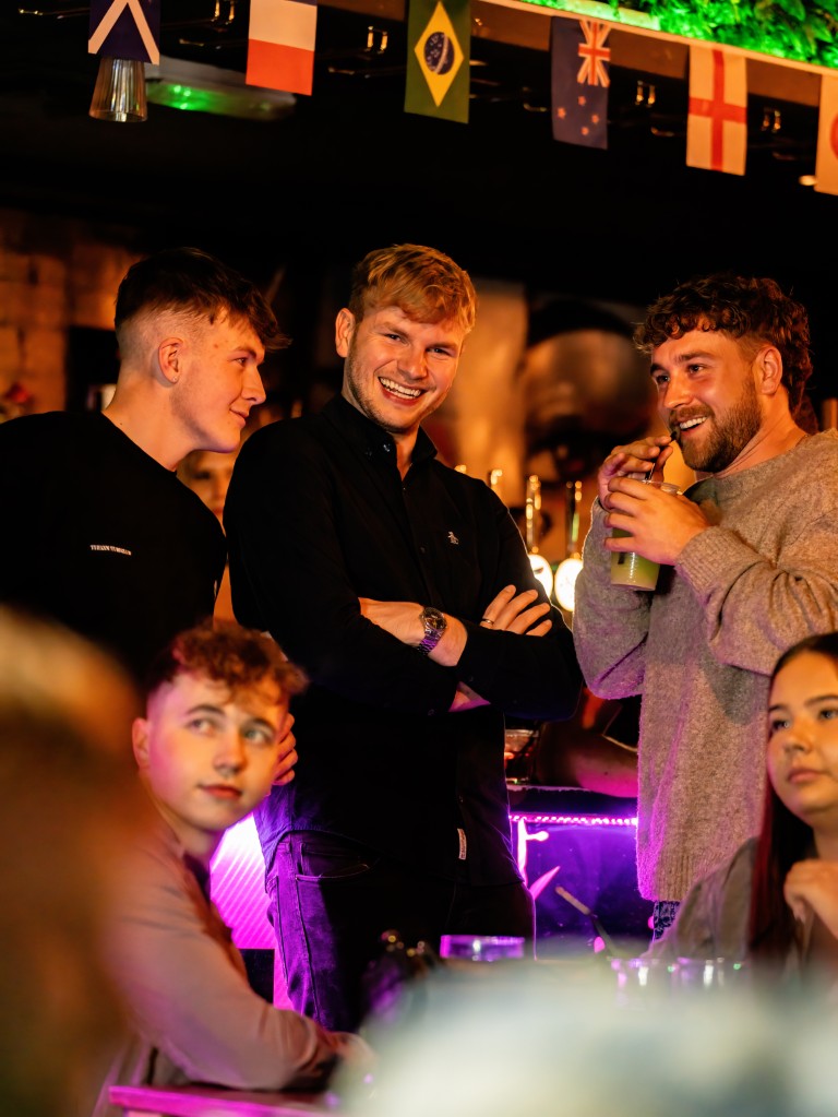 Paisley Pirates players at the anniversary celebration