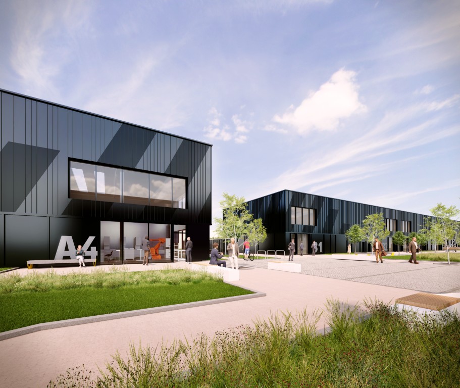 Artist’s impression of the planned Tech Terrace development at AMIDS