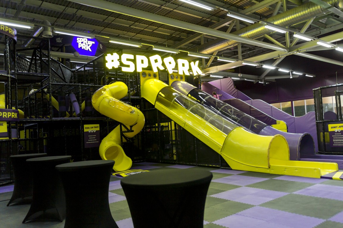 Slides at SuperPark Glasgow