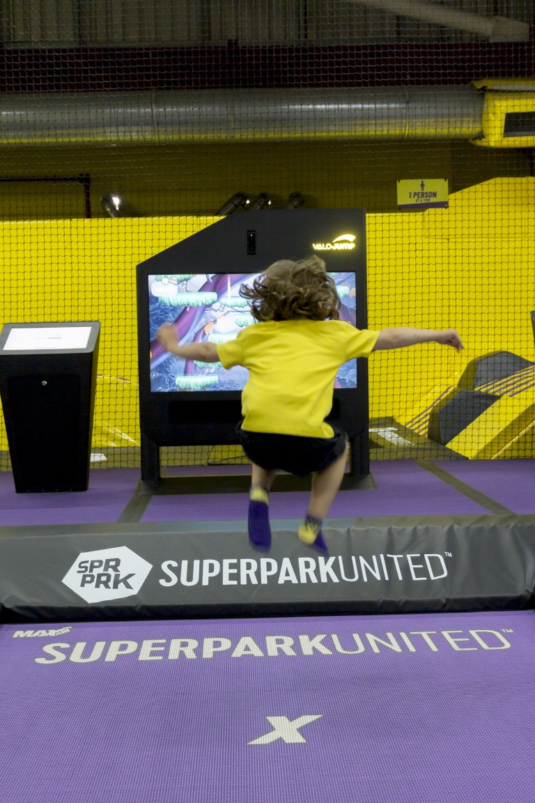 Child playing at SuperPark Glasgow