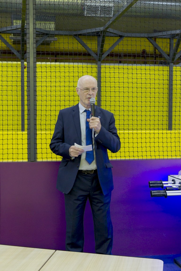 Harry Nimmo speaking at SuperPark Glasgow