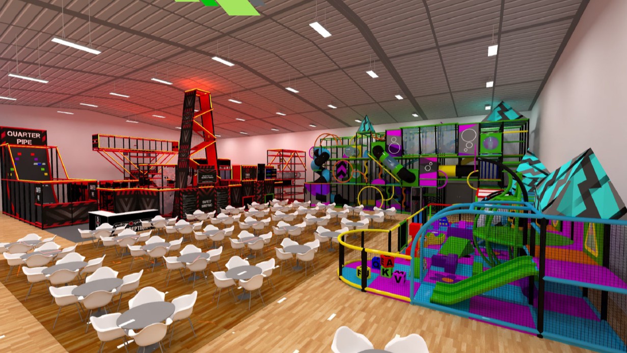 Artist's impression of the toddler and sensory play area planned for the Lagoon Adventure Zone in Paisley